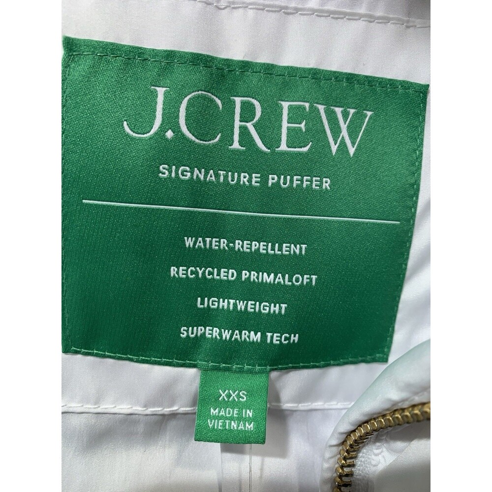 J.Crew Chateau Puffer Parka Primaloft Signature Puffer Water Repellent XXS NEW - Picture 4 of 16
